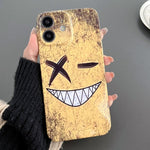 Custodia per telefono PC con foro preciso con motivo dipinto, For iPhone 11
