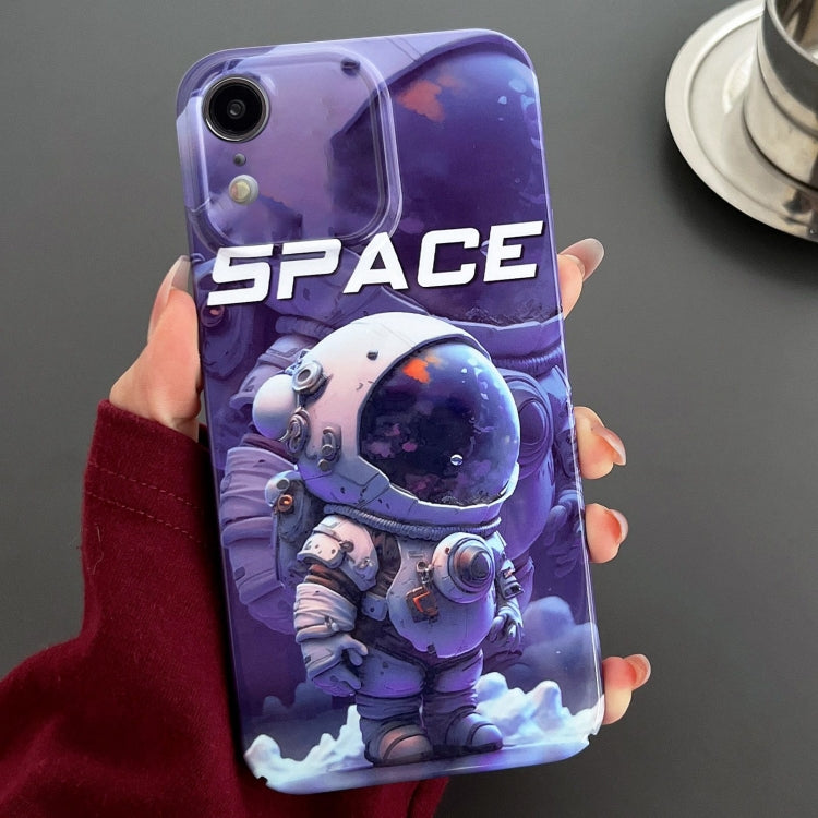 Custodia per telefono PC con foro preciso con motivo dipinto, For iPhone XR