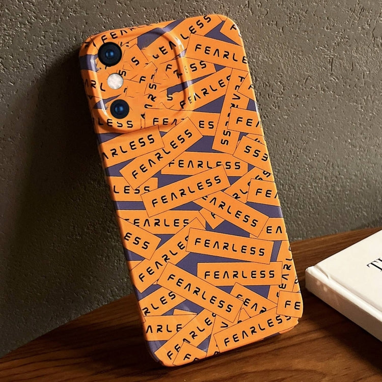 Custodia per telefono PC con foro preciso con motivo dipinto, For iPhone XS Max