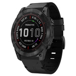 Cinturino in pelle con fibbia in acciaio, For Garmin Instinct 2X Solar, For Garmin Enduro 2, For Garmin Epix Pro 51mm, For Garmin Fenix 7 Pro 51mm