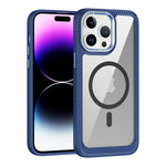 Custodia per telefono con pannello posteriore trasparente in fibra di carbonio MagSafe, For iPhone 12 / 12 Pro, For iPhone 12 Pro Max, For iPhone 11 Pro Max
