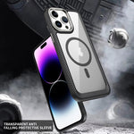 Custodia per telefono con pannello posteriore trasparente in fibra di carbonio MagSafe, For iPhone 12 / 12 Pro, For iPhone 12 Pro Max, For iPhone 11 Pro Max