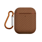 Custodia protettiva per auricolari TWS per PC con texture della pelle tessuta, For AirPods Pro 2, For AirPods 3, For AirPods Pro, For AirPods 1 / 2