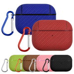 Custodia protettiva per auricolari TWS per PC con texture della pelle tessuta, For AirPods Pro 2, For AirPods 3, For AirPods Pro, For AirPods 1 / 2