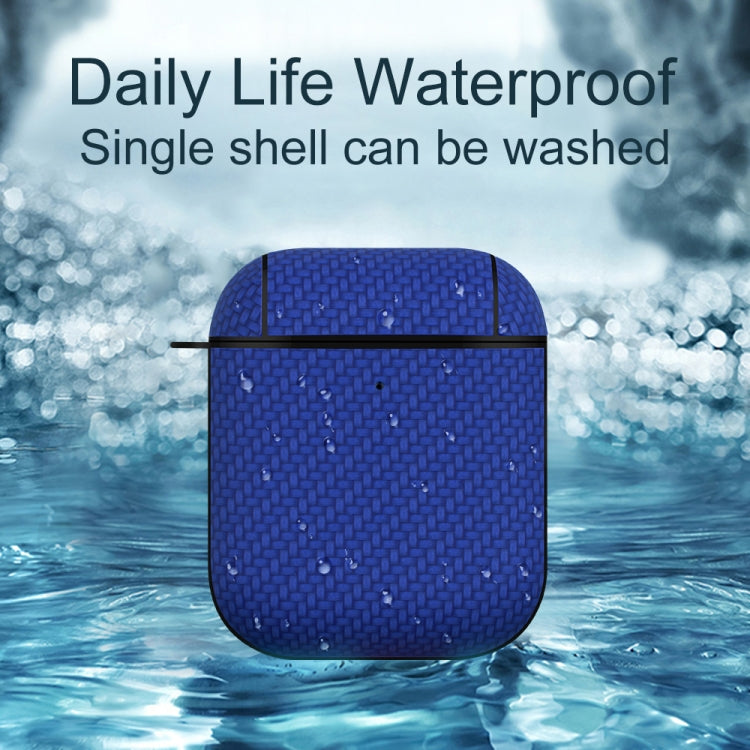 Custodia protettiva per auricolari TWS per PC con texture della pelle tessuta, For AirPods Pro 2, For AirPods 3, For AirPods Pro, For AirPods 1 / 2