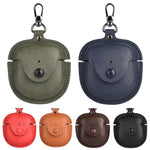 Custodia protettiva per auricolari TWS in pelle con gancio, For Bose QuietComfort Earbuds II