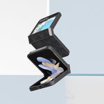 ABEEL Custodia per telefono in tessuto scozzese PU, For Samsung Galaxy Z Flip5