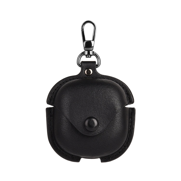 Custodia protettiva per auricolari TWS in pelle con gancio, For Samsung Galaxy Buds Live / Pro
