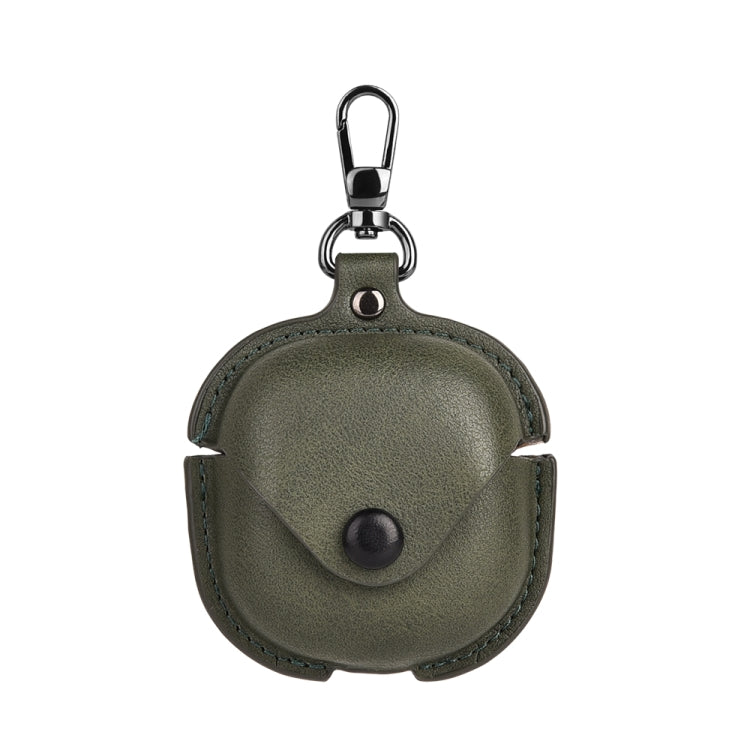 Custodia protettiva per auricolari TWS in pelle con gancio, For Samsung Galaxy Buds Live / Pro