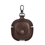 Custodia protettiva per auricolari TWS in pelle con gancio, For Samsung Galaxy Buds Live / Pro