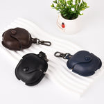 Custodia protettiva per auricolari TWS in pelle con gancio, For Samsung Galaxy Buds Live / Pro