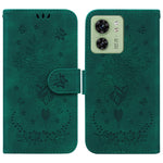 Custodia per telefono in pelle goffrata farfalla rosa, For Motorola Moto G14, For Motorola Edge 40, For Motorola Edge 40 Pro