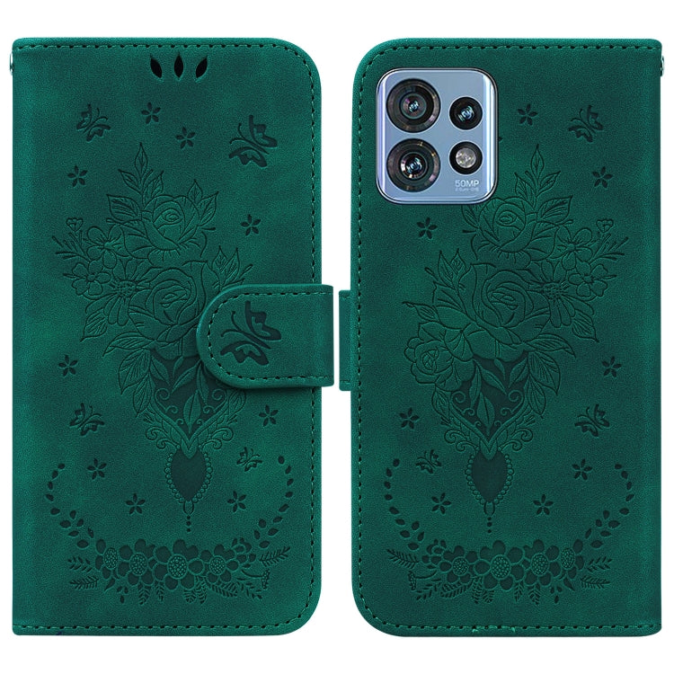 Custodia per telefono in pelle goffrata farfalla rosa, For Motorola Moto G14, For Motorola Edge 40, For Motorola Edge 40 Pro