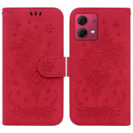 Custodia per telefono in pelle goffrata farfalla rosa, For Motorola Moto G Power 5G 2024, For Motorola Moto G84, For Motorola Moto G54, For Motorola Edge 40 Neo