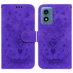 Custodia per telefono in pelle goffrata farfalla rosa, For Motorola Edge 50 Ultra, For Motorola Edge 50 Pro, For Motorola Edge 50 Fusion, For Motorola Moto G Play 4G 2024