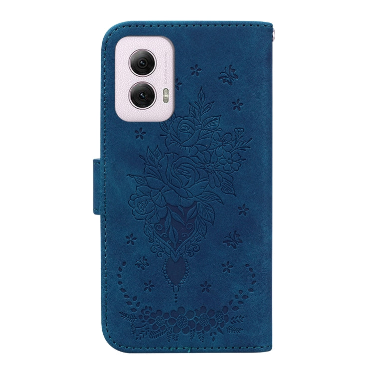 Custodia per telefono in pelle goffrata farfalla rosa, For Motorola Moto G Power 5G 2024, For Motorola Moto G84, For Motorola Moto G54, For Motorola Edge 40 Neo