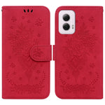 Custodia per telefono in pelle goffrata farfalla rosa, For Motorola Moto G Power 5G 2024, For Motorola Moto G84, For Motorola Moto G54, For Motorola Edge 40 Neo