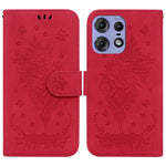 Custodia per telefono in pelle goffrata farfalla rosa, For Motorola Edge 50 Ultra, For Motorola Edge 50 Pro, For Motorola Edge 50 Fusion, For Motorola Moto G Play 4G 2024