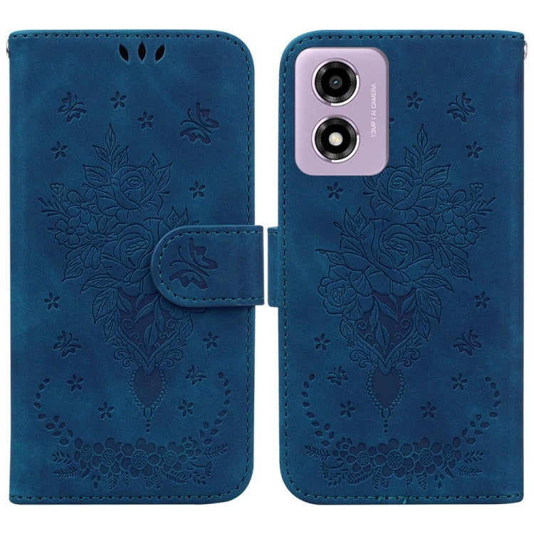 Custodia per telefono in pelle goffrata farfalla rosa, For Motorola Edge 50 Neo 5G Global, For Motorola Moto G04s / Moto E14, For Motorola Moto G85, For Motorola Edge 2024