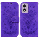 Custodia per telefono in pelle goffrata farfalla rosa, For Motorola Edge 50 Neo 5G Global, For Motorola Moto G04s / Moto E14, For Motorola Moto G85, For Motorola Edge 2024