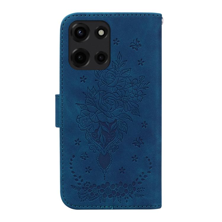 Custodia per telefono in pelle goffrata farfalla rosa, For Motorola Moto G 5G 2025, For Motorola Moto G75 5G, For Motorola Moto G35, For Motorola Moto G55