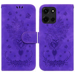 Custodia per telefono in pelle goffrata farfalla rosa, For Motorola Moto G 5G 2025, For Motorola Moto G75 5G, For Motorola Moto G35, For Motorola Moto G55