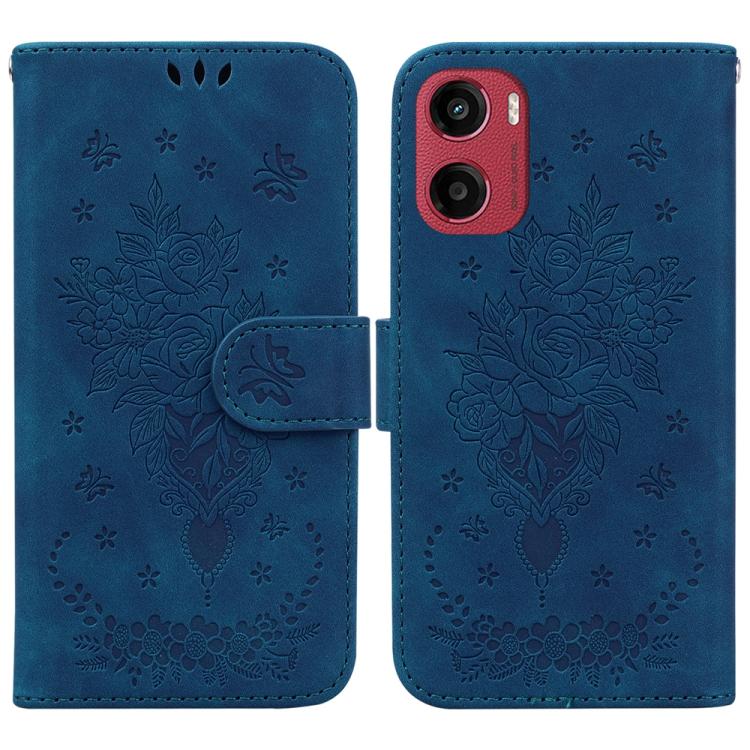Custodia per telefono in pelle goffrata farfalla rosa, For Motorola Moto G86 5G, For Motorola Edge 60 Fusion / Edge 5G 2025, For Motorola Moto G05 / E15, For Motorola Moto G15