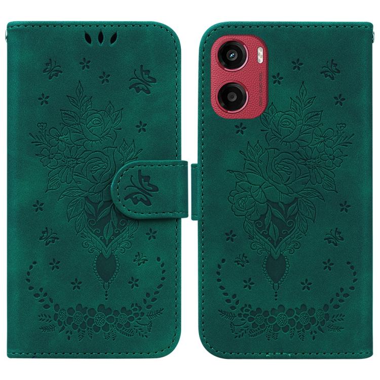 Custodia per telefono in pelle goffrata farfalla rosa, For Motorola Moto G86 5G, For Motorola Edge 60 Fusion / Edge 5G 2025, For Motorola Moto G05 / E15, For Motorola Moto G15