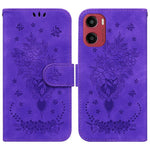 Custodia per telefono in pelle goffrata farfalla rosa, For Motorola Moto G86 5G, For Motorola Edge 60 Fusion / Edge 5G 2025, For Motorola Moto G05 / E15, For Motorola Moto G15