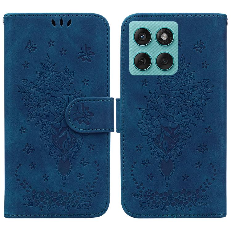 Custodia per telefono in pelle goffrata farfalla rosa, For Motorola Moto G86 5G, For Motorola Edge 60 Fusion / Edge 5G 2025, For Motorola Moto G05 / E15, For Motorola Moto G15