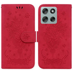 Custodia per telefono in pelle goffrata farfalla rosa, For Motorola Moto G Max / G87 / G77 / G67 5G, For Motorola Edge 70 Fusion 5G, For Motorola Moto G06 4G, For Motorola Moto G56 5G / G66j 5G / G66y 5G