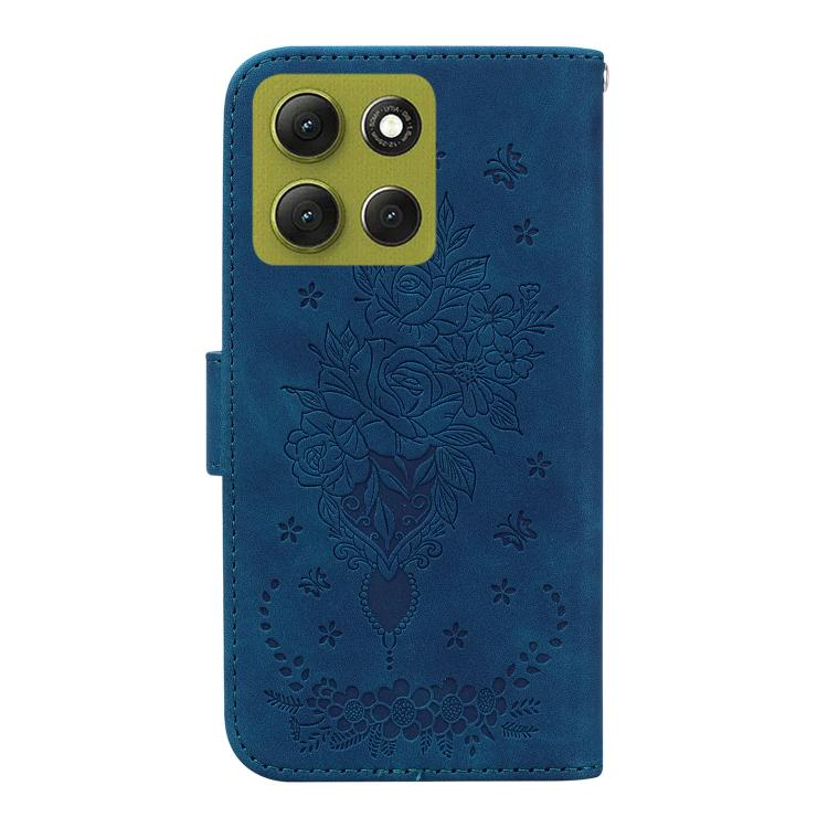 Custodia per telefono in pelle goffrata farfalla rosa, For Motorola Moto G86 5G, For Motorola Edge 60 Fusion / Edge 5G 2025, For Motorola Moto G05 / E15, For Motorola Moto G15