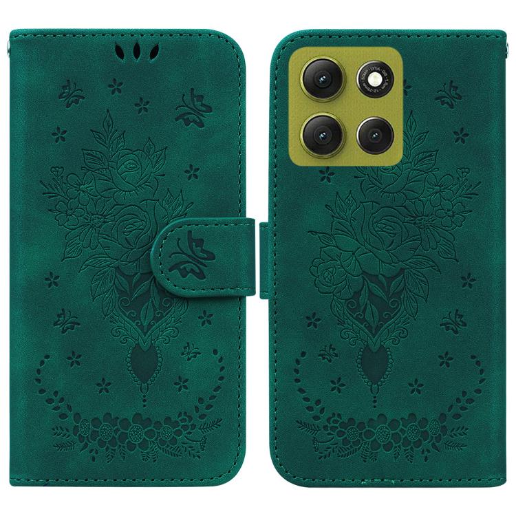 Custodia per telefono in pelle goffrata farfalla rosa, For Motorola Moto G86 5G, For Motorola Edge 60 Fusion / Edge 5G 2025, For Motorola Moto G05 / E15, For Motorola Moto G15