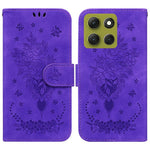 Custodia per telefono in pelle goffrata farfalla rosa, For Motorola Moto G86 5G, For Motorola Edge 60 Fusion / Edge 5G 2025, For Motorola Moto G05 / E15, For Motorola Moto G15