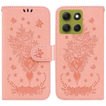 Custodia per telefono in pelle goffrata farfalla rosa, For Motorola Moto G86 5G, For Motorola Edge 60 Fusion / Edge 5G 2025, For Motorola Moto G05 / E15, For Motorola Moto G15
