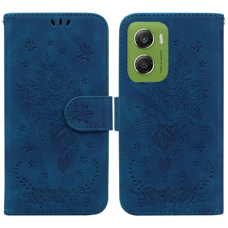 Custodia per telefono in pelle goffrata farfalla rosa, For Motorola Moto G Max / G87 / G77 / G67 5G, For Motorola Edge 70 Fusion 5G, For Motorola Moto G06 4G, For Motorola Moto G56 5G / G66j 5G / G66y 5G