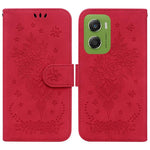 Custodia per telefono in pelle goffrata farfalla rosa, For Motorola Moto G Max / G87 / G77 / G67 5G, For Motorola Edge 70 Fusion 5G, For Motorola Moto G06 4G, For Motorola Moto G56 5G / G66j 5G / G66y 5G