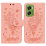 Custodia per telefono in pelle goffrata farfalla rosa, For Motorola Moto G Max / G87 / G77 / G67 5G, For Motorola Edge 70 Fusion 5G, For Motorola Moto G06 4G, For Motorola Moto G56 5G / G66j 5G / G66y 5G