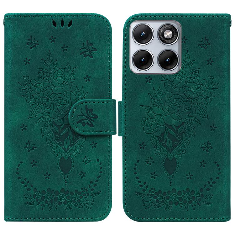 Custodia per telefono in pelle goffrata farfalla rosa, For Motorola Moto G Max / G87 / G77 / G67 5G, For Motorola Edge 70 Fusion 5G, For Motorola Moto G06 4G, For Motorola Moto G56 5G / G66j 5G / G66y 5G
