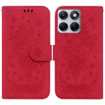 Custodia per telefono in pelle goffrata farfalla rosa, For Motorola Moto G Max / G87 / G77 / G67 5G, For Motorola Edge 70 Fusion 5G, For Motorola Moto G06 4G, For Motorola Moto G56 5G / G66j 5G / G66y 5G