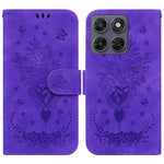 Custodia per telefono in pelle goffrata farfalla rosa, For Motorola Moto G Max / G87 / G77 / G67 5G, For Motorola Edge 70 Fusion 5G, For Motorola Moto G06 4G, For Motorola Moto G56 5G / G66j 5G / G66y 5G