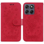 Custodia per telefono in pelle goffrata farfalla rosa, For Motorola Moto G Max / G87 / G77 / G67 5G, For Motorola Edge 70 Fusion 5G, For Motorola Moto G06 4G, For Motorola Moto G56 5G / G66j 5G / G66y 5G
