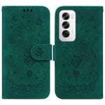 Custodia per telefono in pelle goffrata farfalla rosa, For OPPO Reno12 Pro 5G Global, For OPPO Reno12 5G Global, For OPPO K12x, For OPPO A60 4G