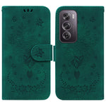 Custodia per telefono in pelle goffrata farfalla rosa, For OPPO Reno12 Pro 5G Global, For OPPO Reno12 5G Global, For OPPO K12x, For OPPO A60 4G