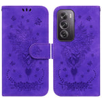 Custodia per telefono in pelle goffrata farfalla rosa, For OPPO Reno12 Pro 5G Global, For OPPO Reno12 5G Global, For OPPO K12x, For OPPO A60 4G