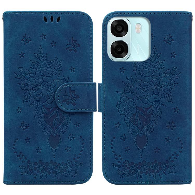 Custodia per telefono in pelle goffrata farfalla rosa, For OPPO A6 / A6s / A6t / A6x 4G / 5G Global, For OPPO Reno15 Pro Max 5G / Reno15 Pro India, For OPPO Reno15 Pro 5G / Reno15 Pro Mini 5G, For OPPO Reno15 F 5G Global
