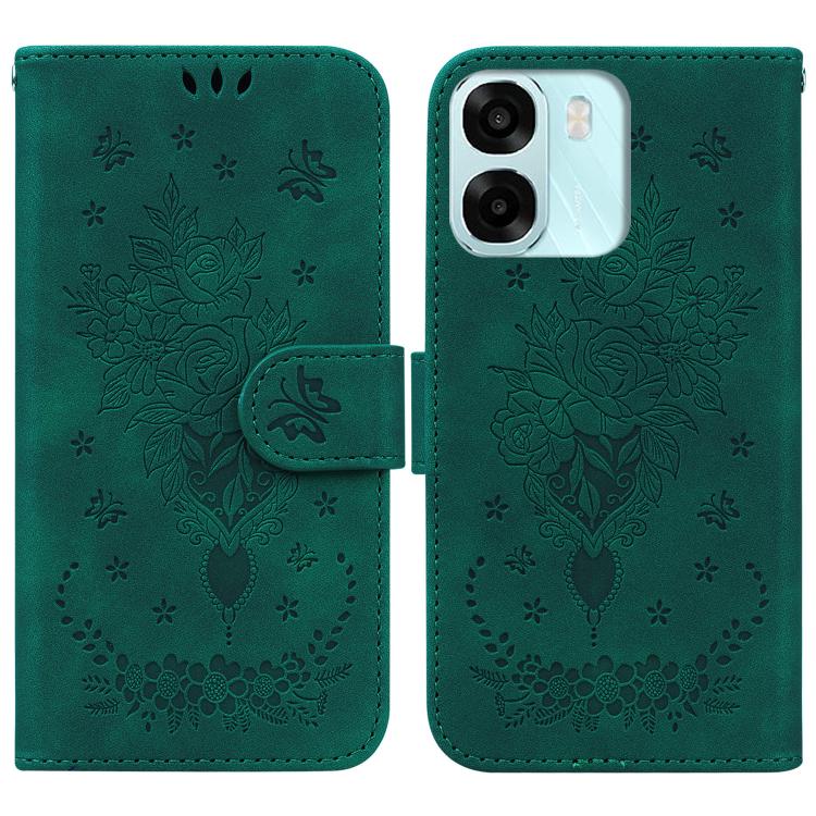 Custodia per telefono in pelle goffrata farfalla rosa, For OPPO A6 / A6s / A6t / A6x 4G / 5G Global, For OPPO Reno15 Pro Max 5G / Reno15 Pro India, For OPPO Reno15 Pro 5G / Reno15 Pro Mini 5G, For OPPO Reno15 F 5G Global