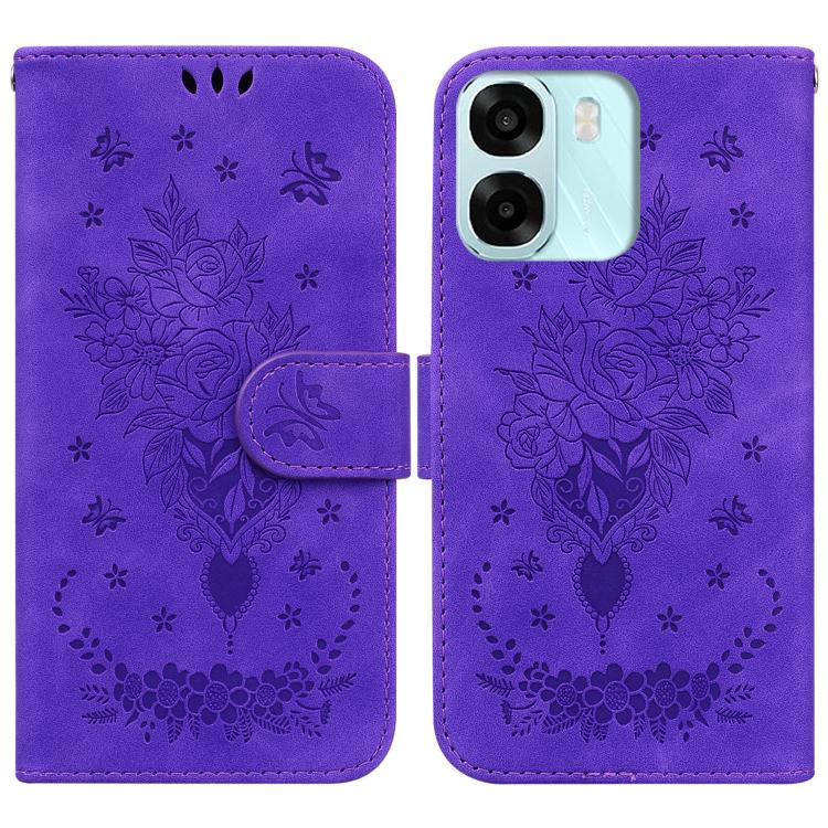 Custodia per telefono in pelle goffrata farfalla rosa, For OPPO A6 / A6s / A6t / A6x 4G / 5G Global, For OPPO Reno15 Pro Max 5G / Reno15 Pro India, For OPPO Reno15 Pro 5G / Reno15 Pro Mini 5G, For OPPO Reno15 F 5G Global