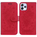 Custodia per telefono in pelle goffrata farfalla rosa, For OPPO Reno15 5G Global, For OPPO A6 GT 5G, For OPPO A5x 5G / A3 4G / 5G / A3x 4G / 5G, For OPPO A5 Pro 5G