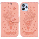 Custodia per telefono in pelle goffrata farfalla rosa, For OPPO Reno15 5G Global, For OPPO A6 GT 5G, For OPPO A5x 5G / A3 4G / 5G / A3x 4G / 5G, For OPPO A5 Pro 5G